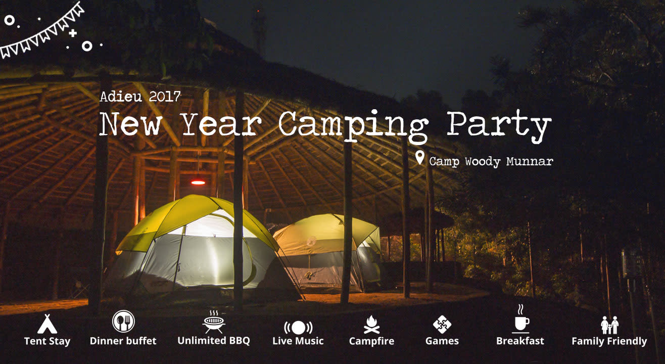 Family Frenzy New-year Camping Party in Munnar