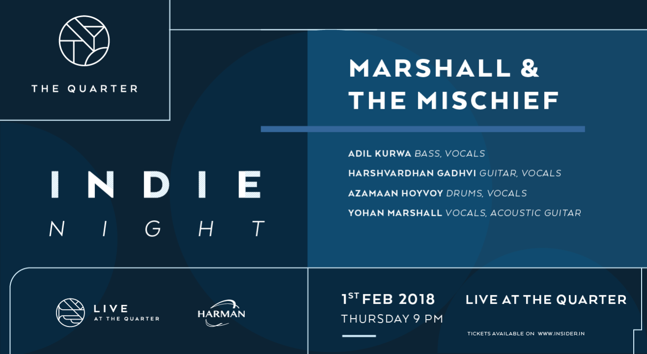 Marshall & The Mischief at The Quarter