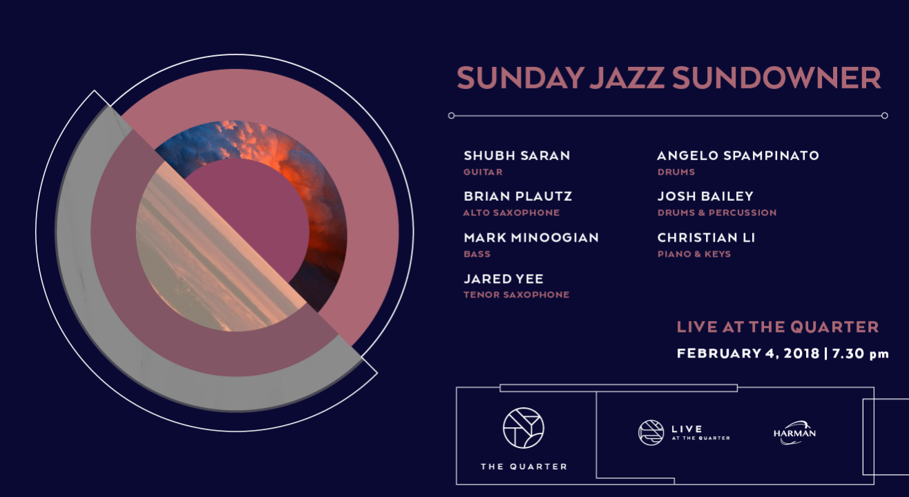 Sunday Jazz Sundowner at The Quarter