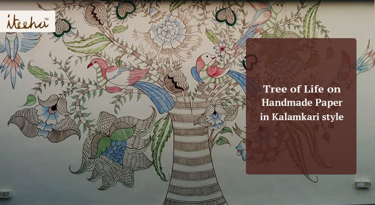 Tree of Life in Kalamkari Style