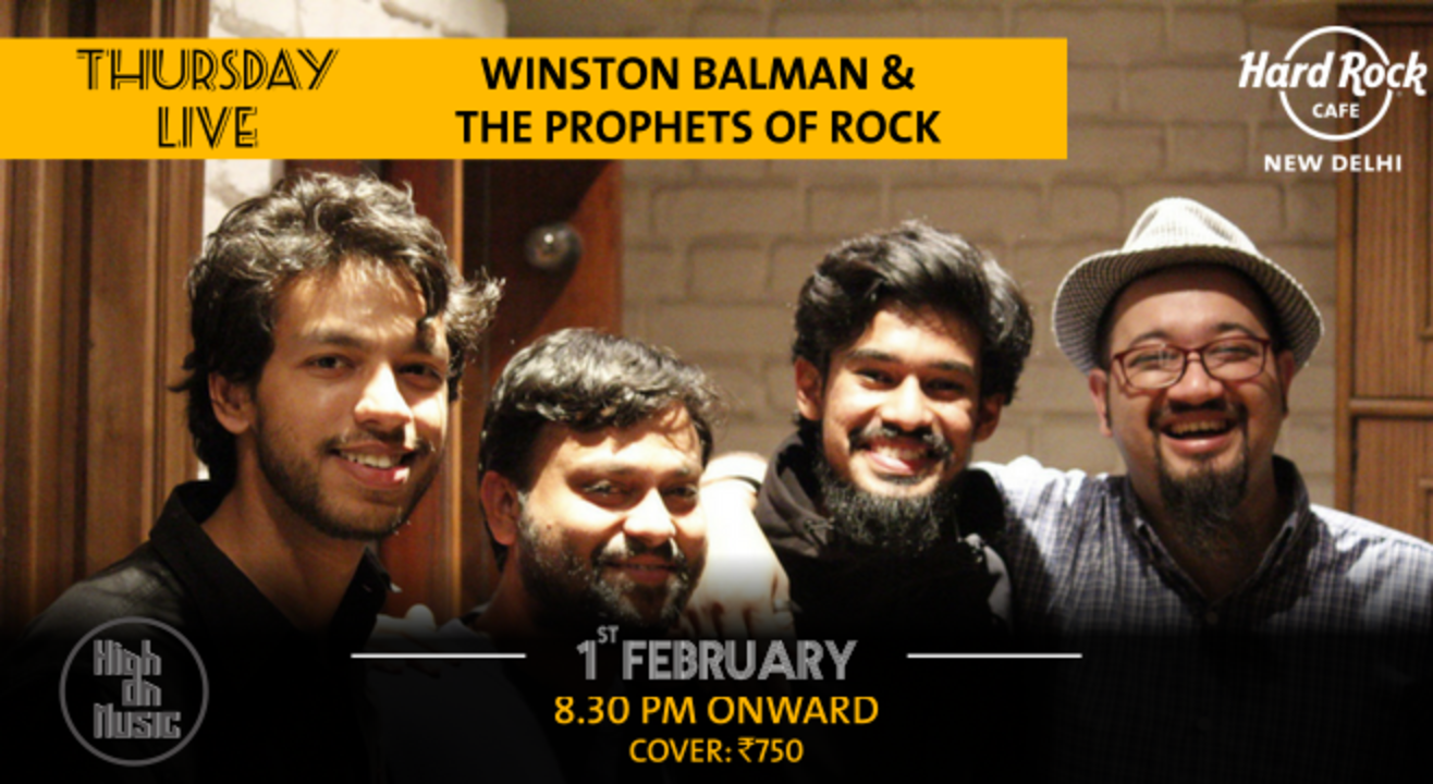 Winston Balman & The Prophets of Rock - Thursday Live!