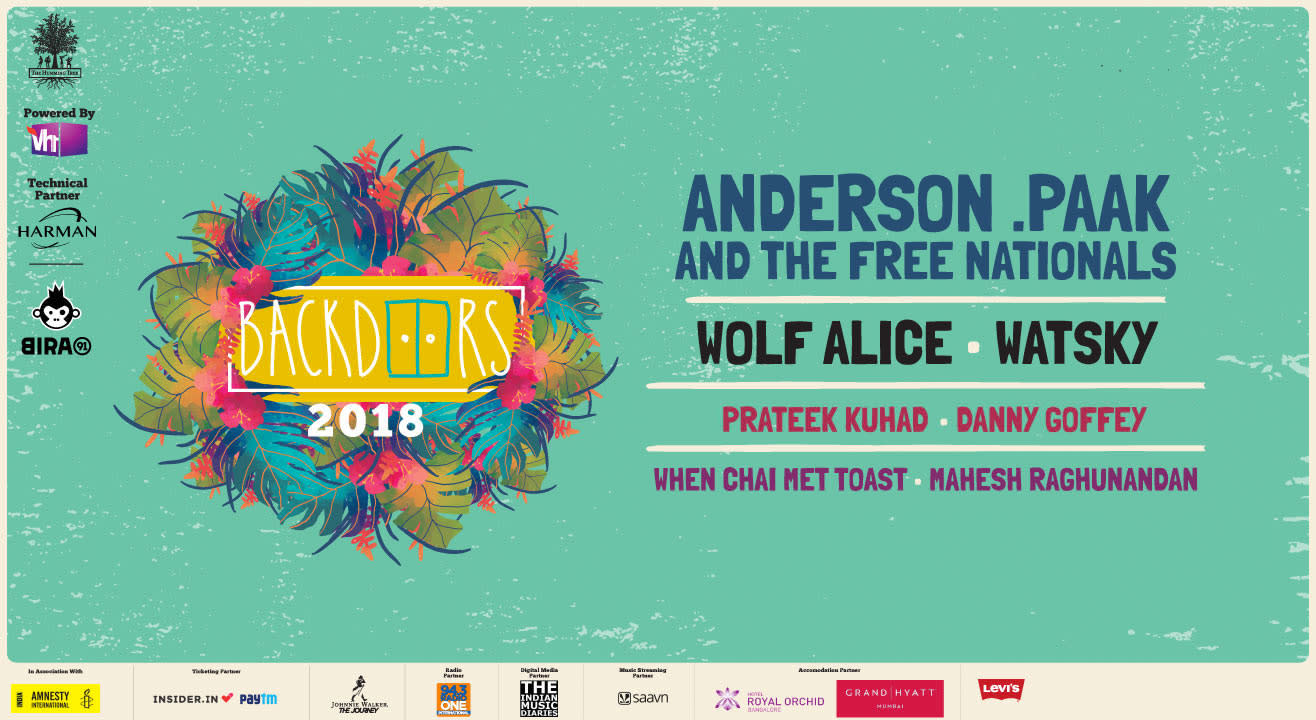 The Humming Tree's Backdoors 2018: Anderson .Paak and The Free Nationals, Wolf Alice & More!