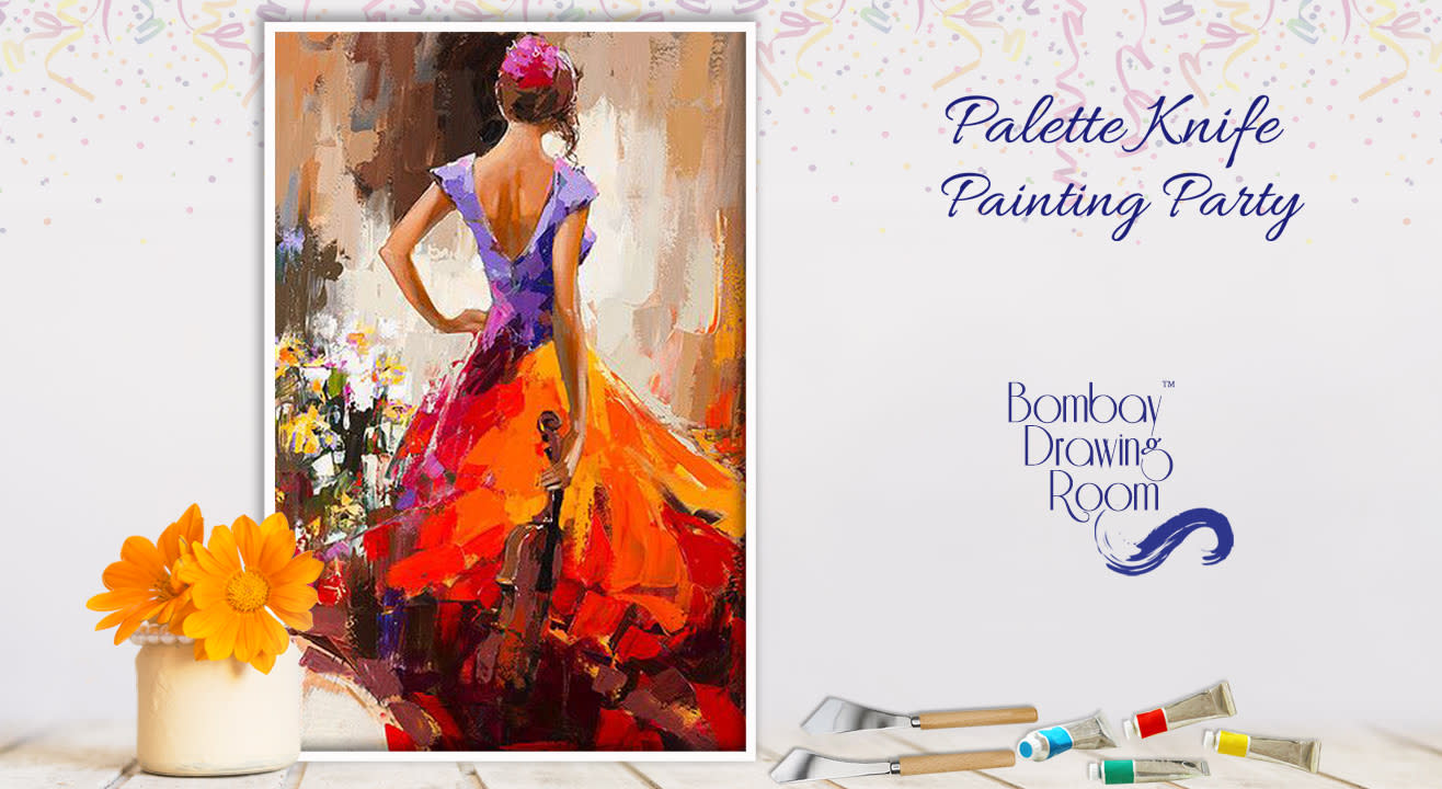 Palette Knife Painting Party by Bombay Drawing Room