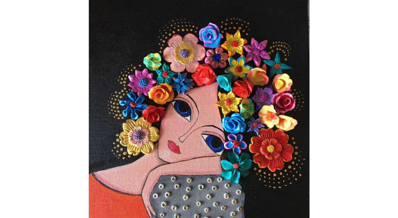 Dream girl - Mixed media painting workshop