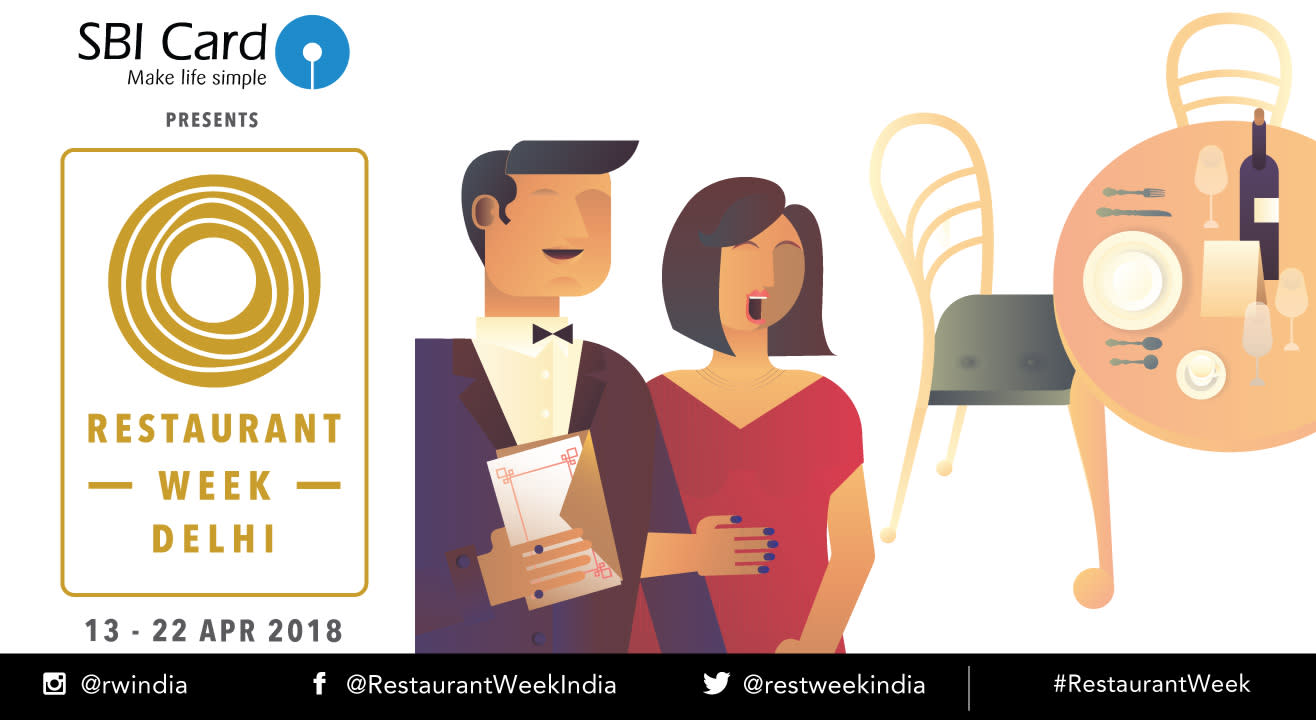 SBI Card Restaurant Week Delhi: April 13th – 22nd, 2018