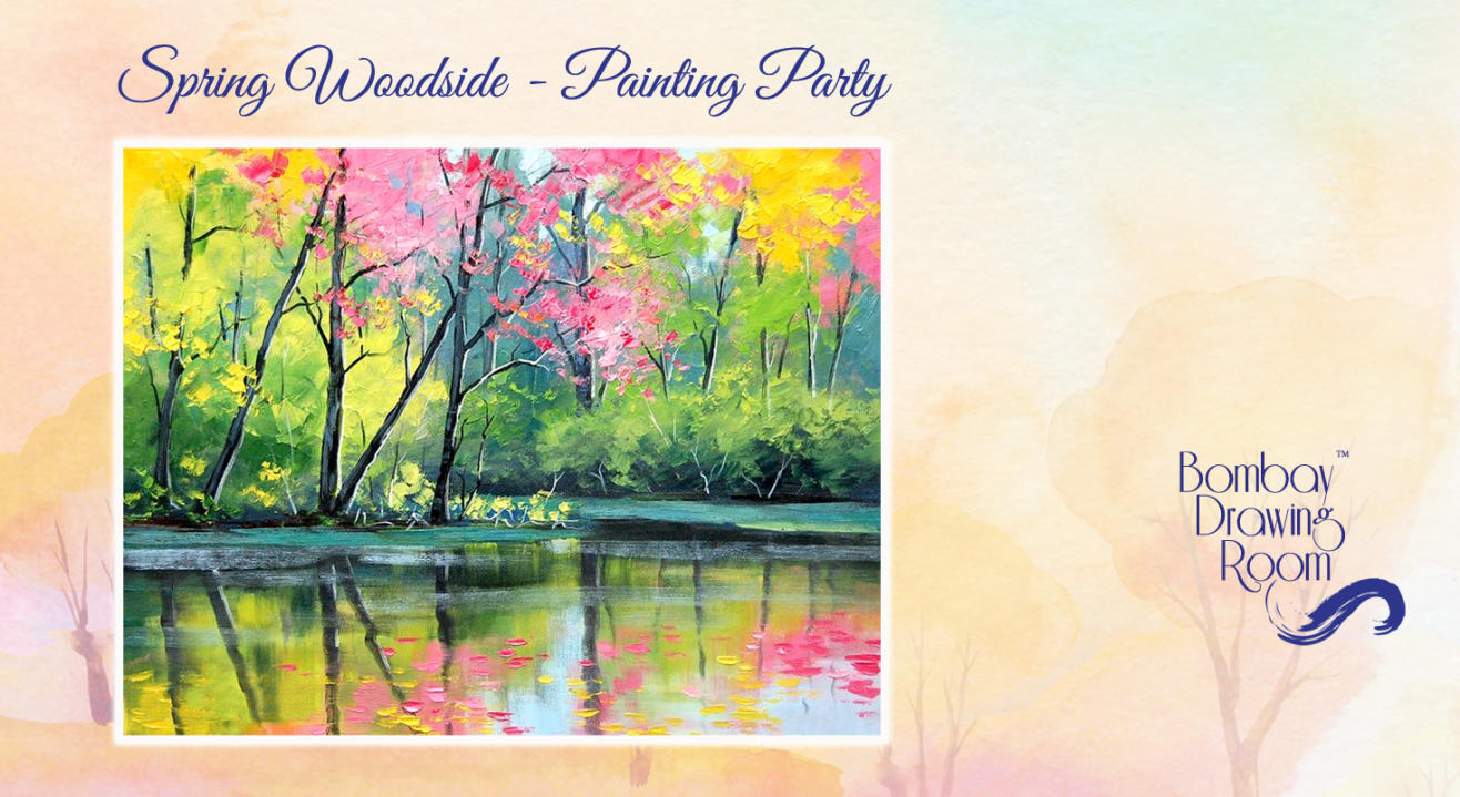 Spring Woodside Painting Party by Bombay Drawing Room