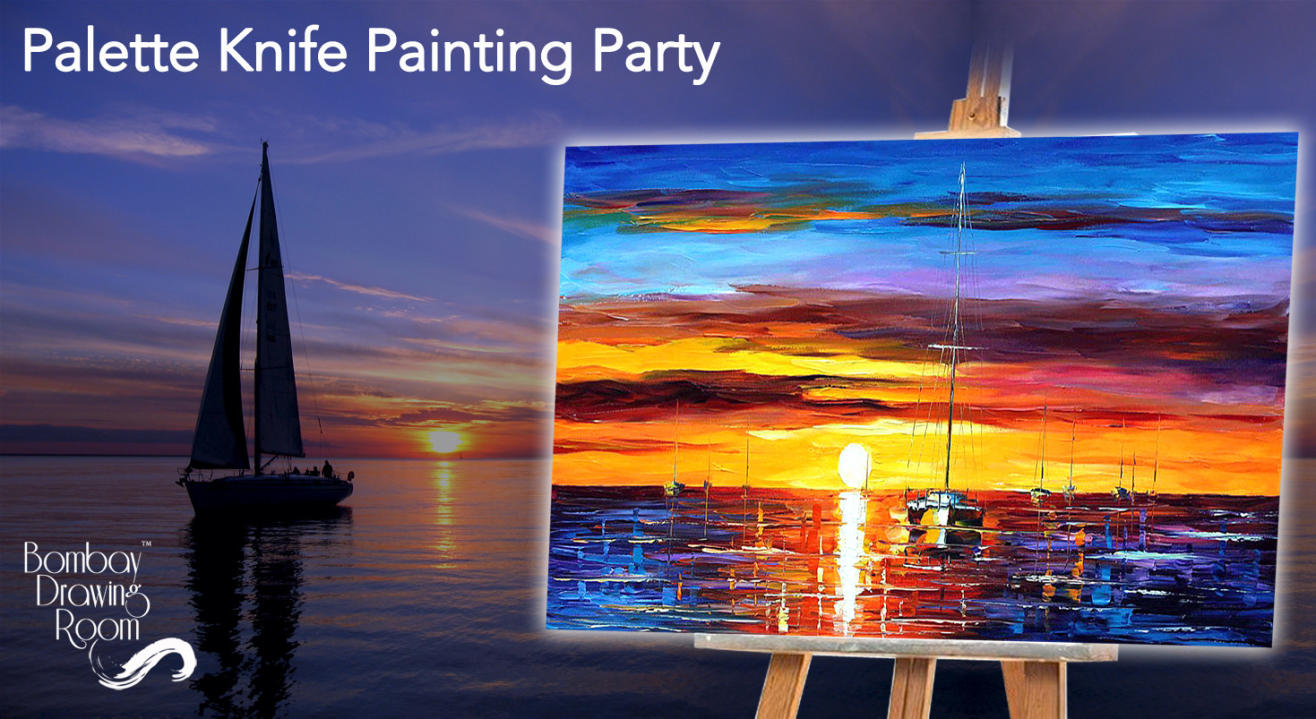 Palette Knife Painting Party by Bombay Drawing Room