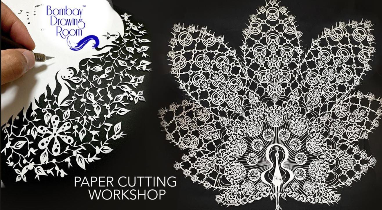 Paper Cutting Workshop by Bombay Drawing Room