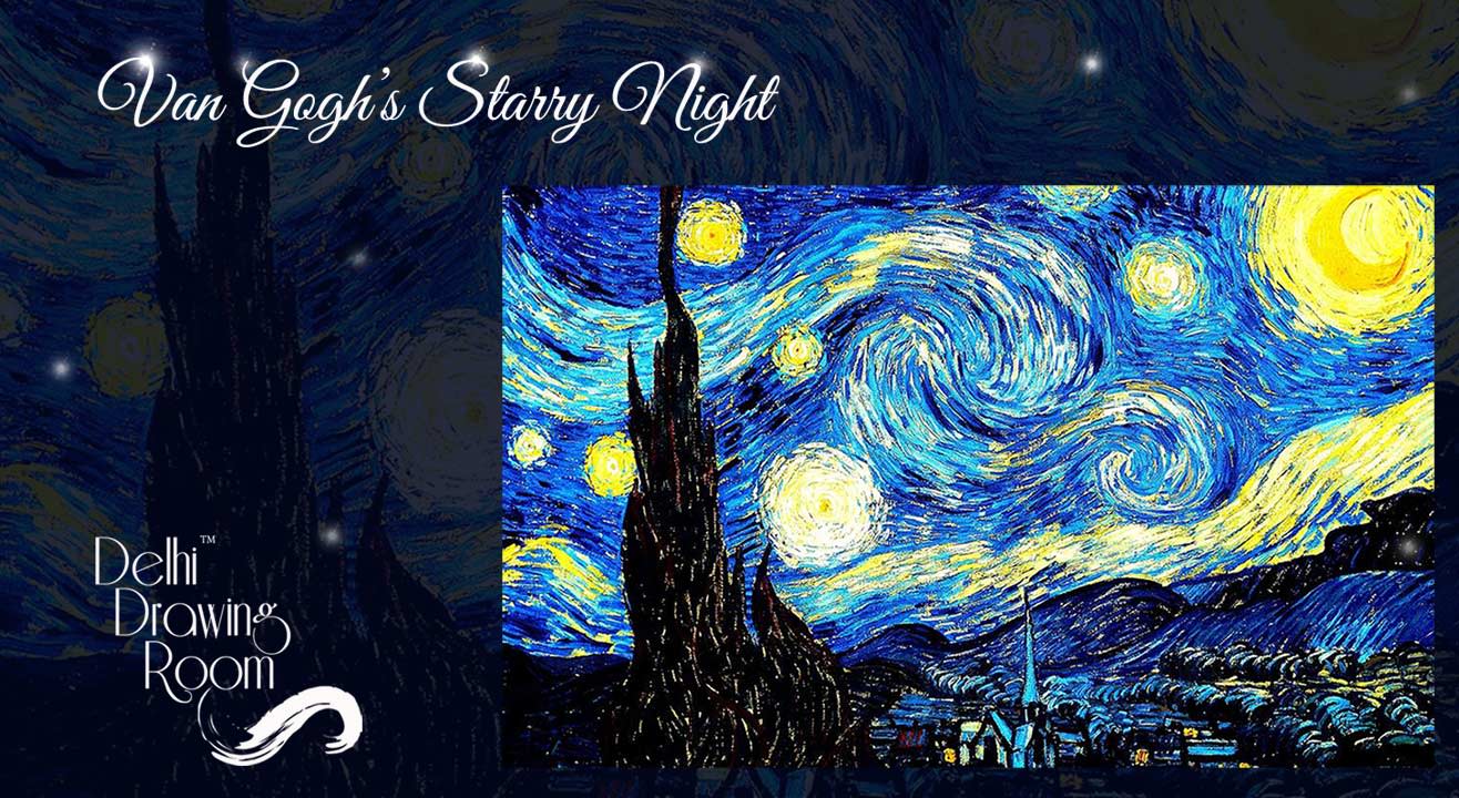 Van Gogh's Starry Night- Painting Party by Delhi Drawing Room