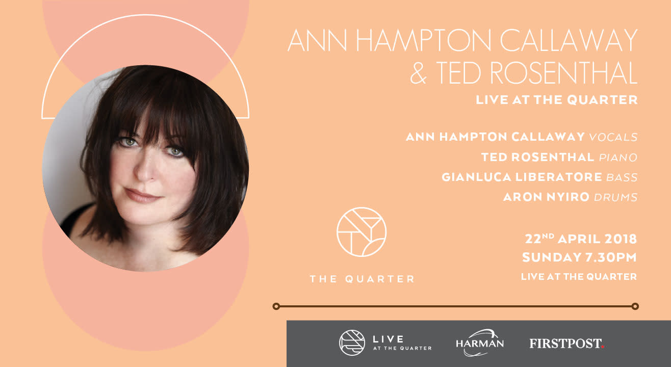 Ann Hampton Callaway & Ted Rosenthal at The Quarter