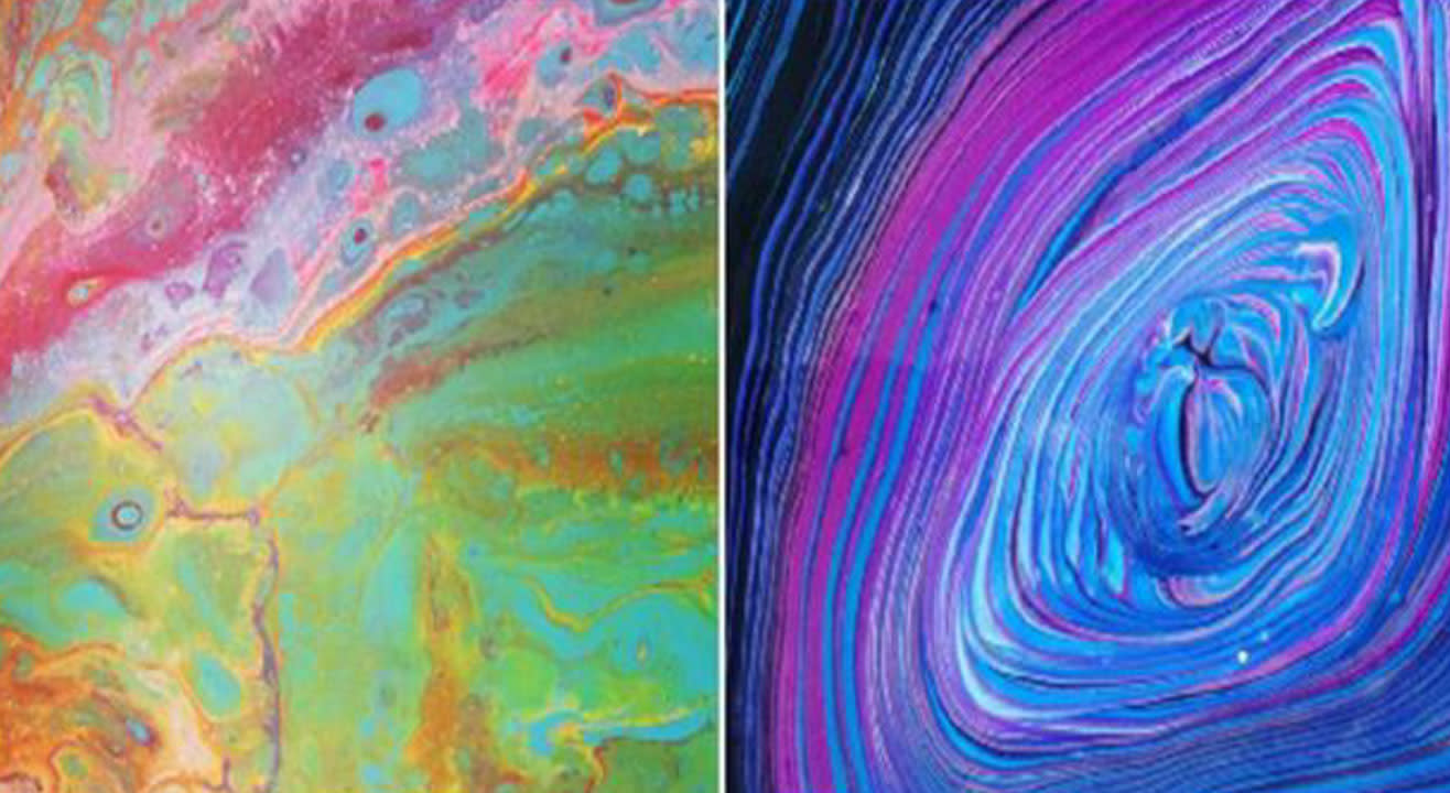 Fluid Art - Galaxy & Abstract Painting