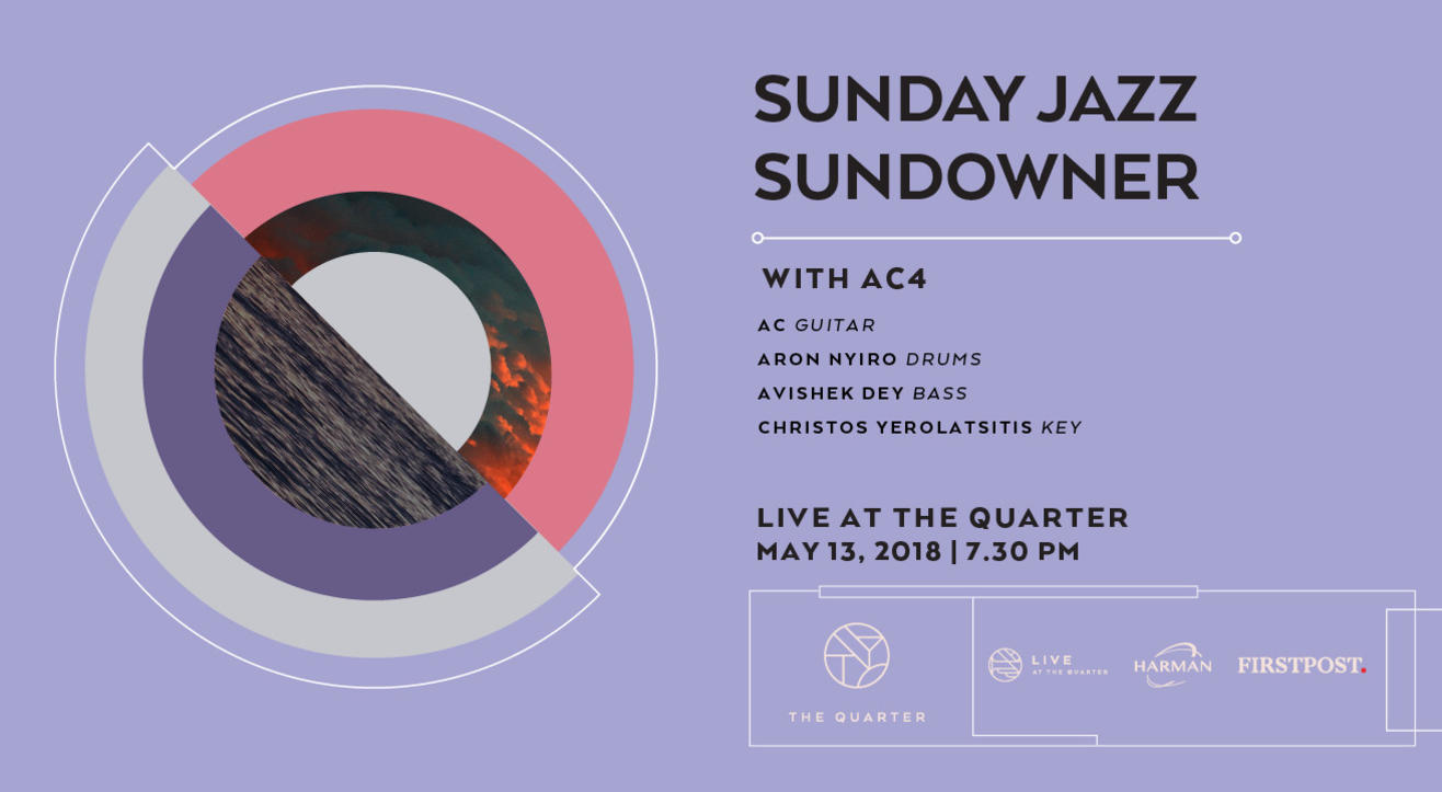 Sunday Jazz Sundowner with AC4  at The Quarter