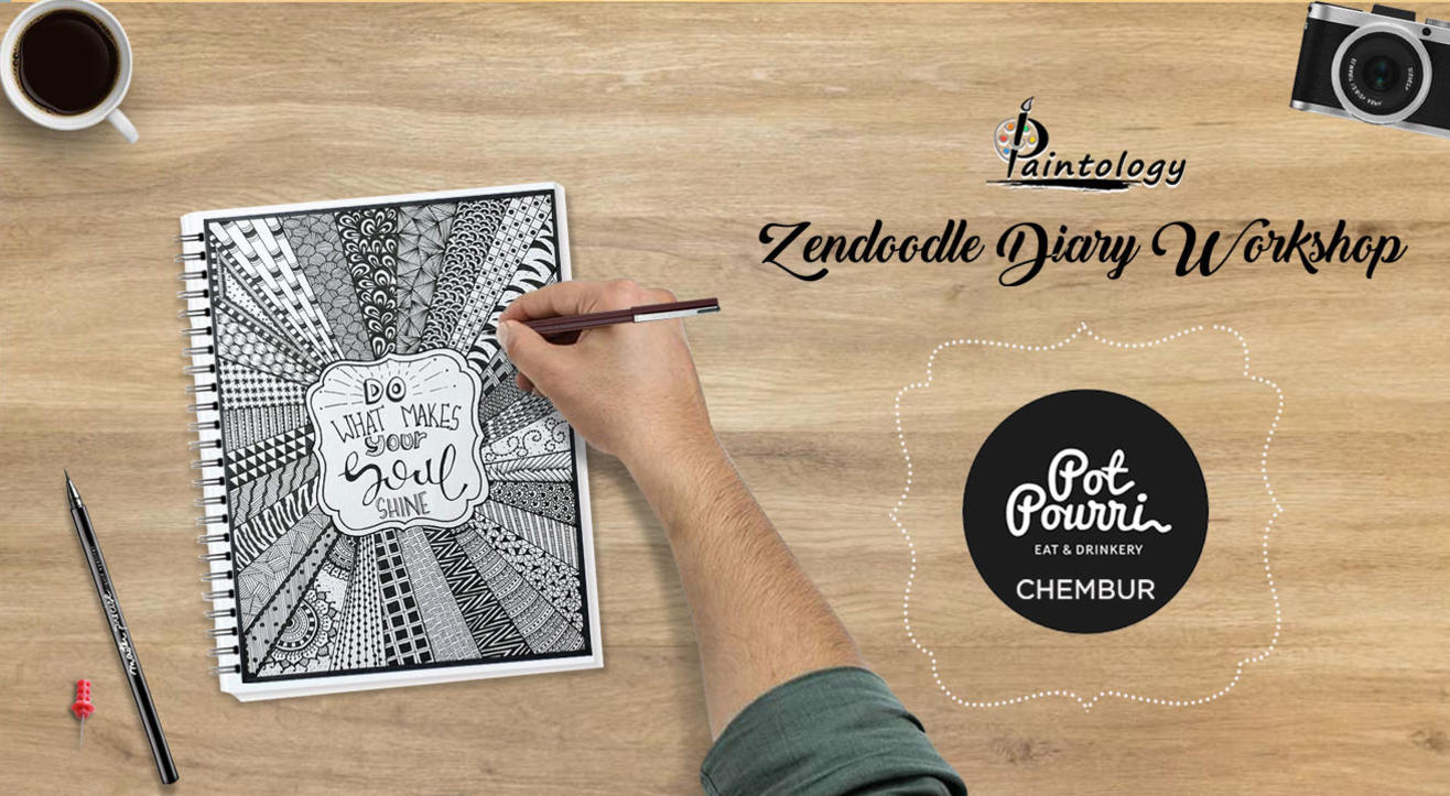Zendoodle Diary Workshop by Paintology