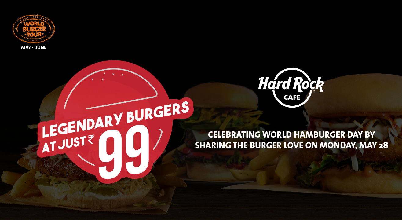 Legendary Burgers at just Rs 99