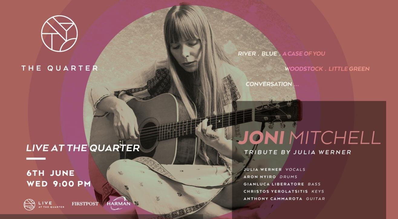 Joni Mitchell Tribute by Julia Werner at The Quarter