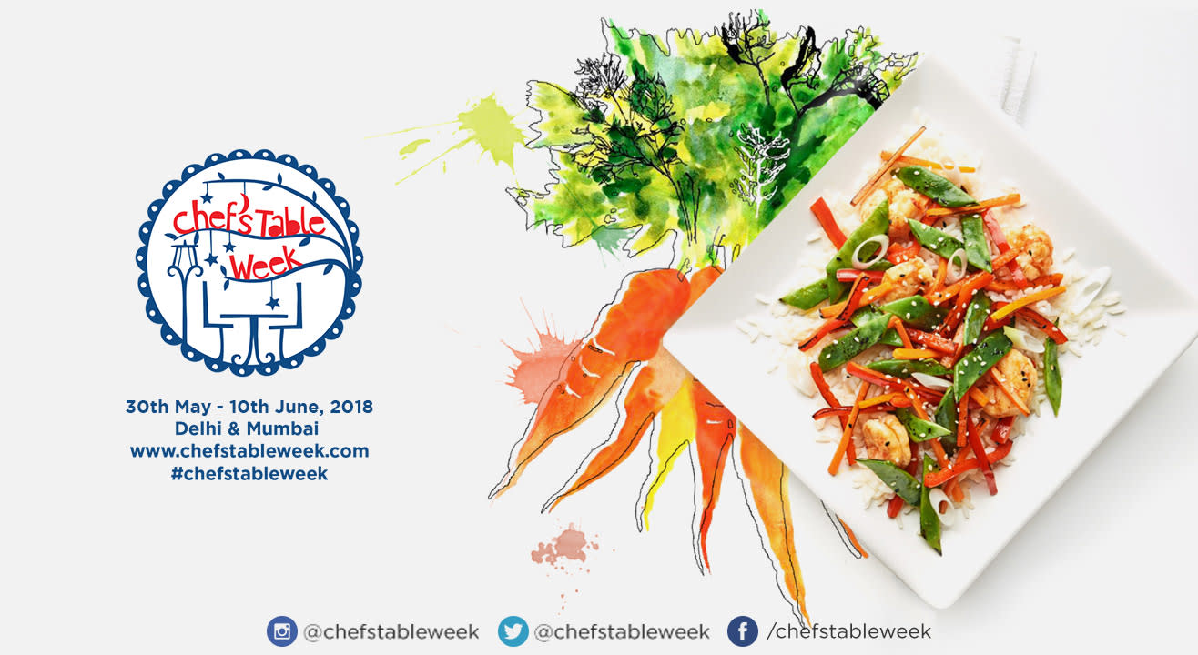 Chef’s Table Week: 30th May – 10th June, 2018