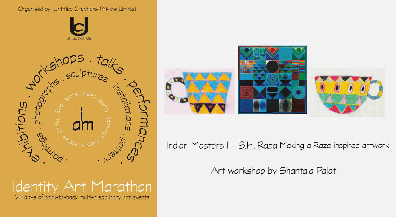 Indian Masters I- S.H. Raza – Making a Raza inspired artwork