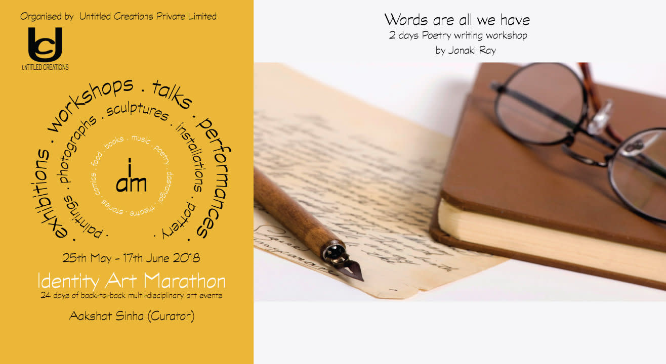Poetry writing by Jonaki Ray