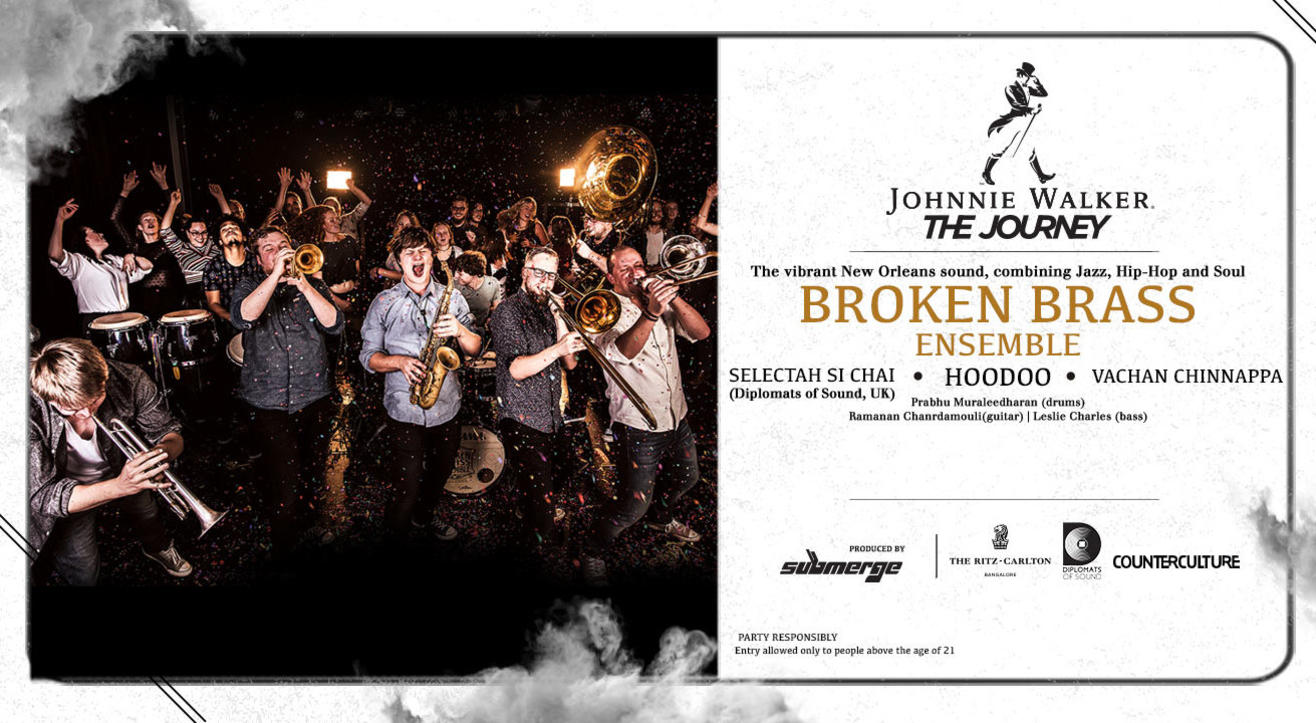 Johnnie Walker The Journey with Broken Brass Ensemble, Bengaluru