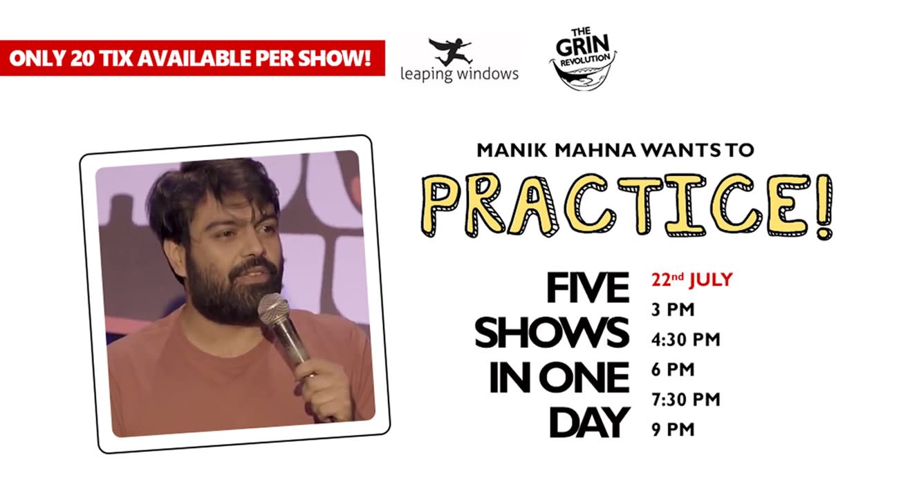 Grin Revolution: Practice w/ Manik Mahna