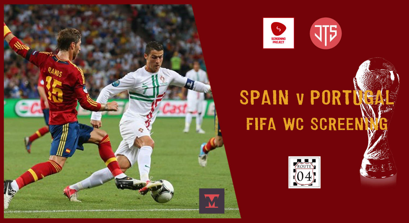 Football World Cup Screening | Spain v Portugal Delhi