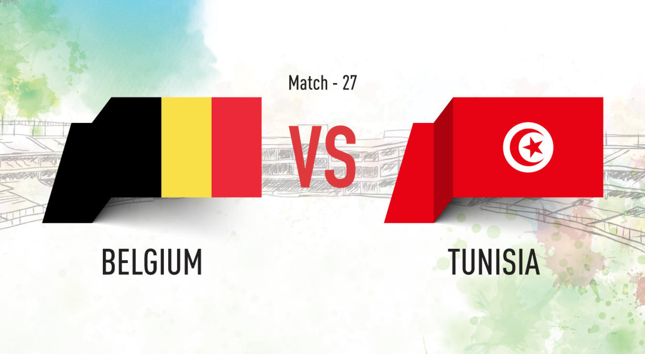 Belgium vs Tunisia Screening at Aqaba