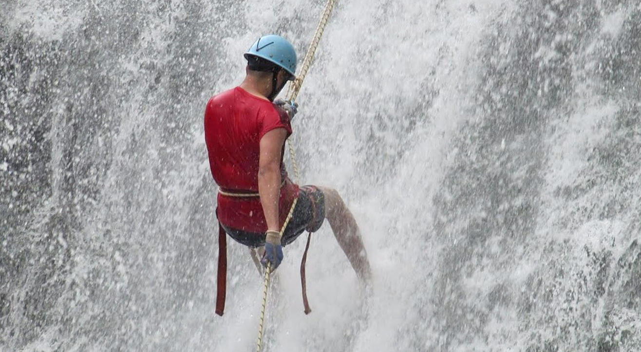 Diksal Waterfall Rappelling with Looneytunes Adventure