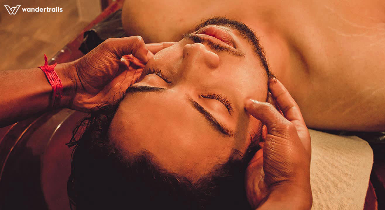 Head and face massage in Munnar | Wandertrails