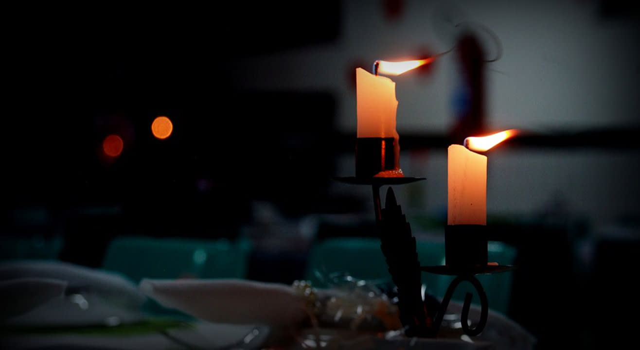 Candle light dinner at a mountain top in Yellapetty, Munnar | Wandertrails