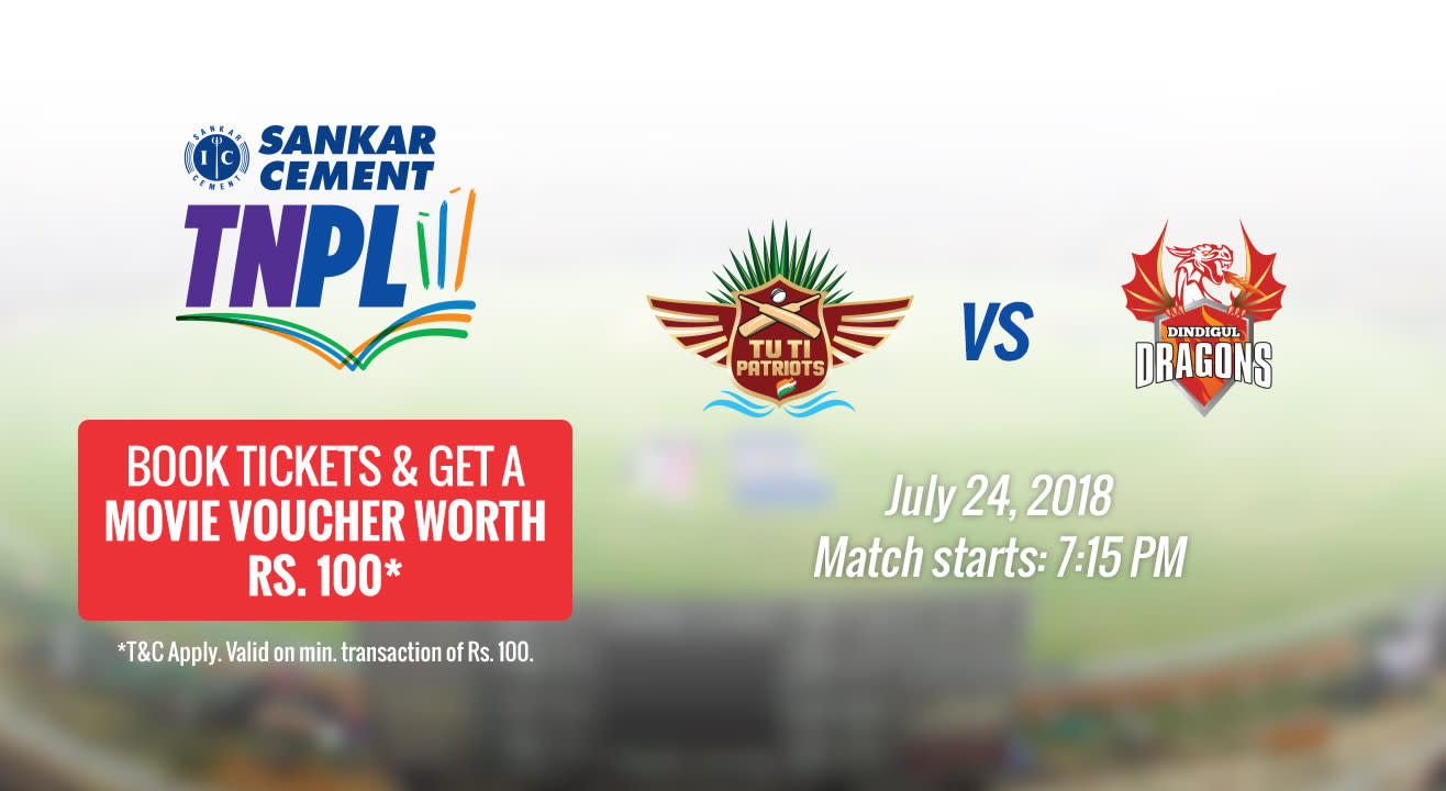 TNPL 2018 | JONES Tuti Patriots vs Dindigul Dragons