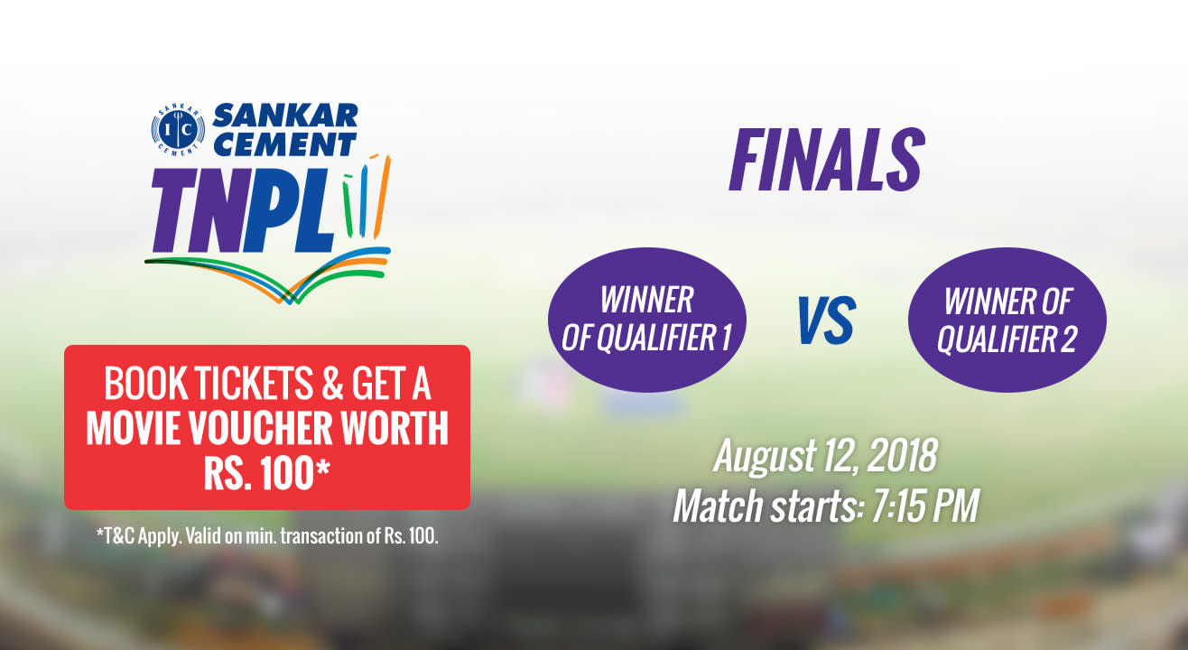 TNPL 2018 | Finals (Winner Qualifer - 1 Vs Winner Qualifier - 2