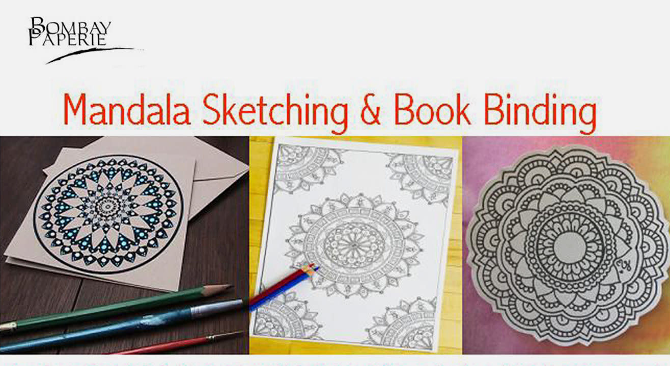 Mandala Sketching and Book Binding Workshop