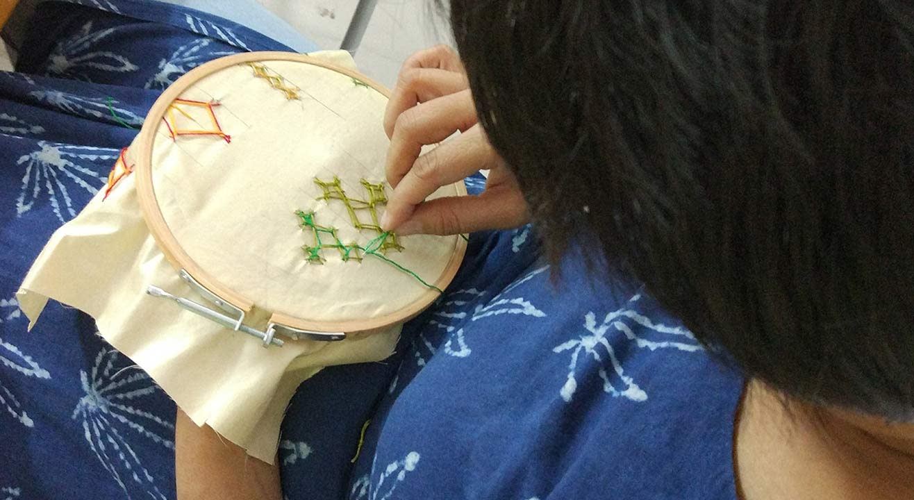 Kutch Embroidery Work – Two-day Beginner Weekday workshop