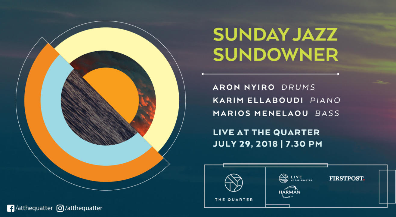 Sunday Jazz Sundowner with Aron, Karim and Marios