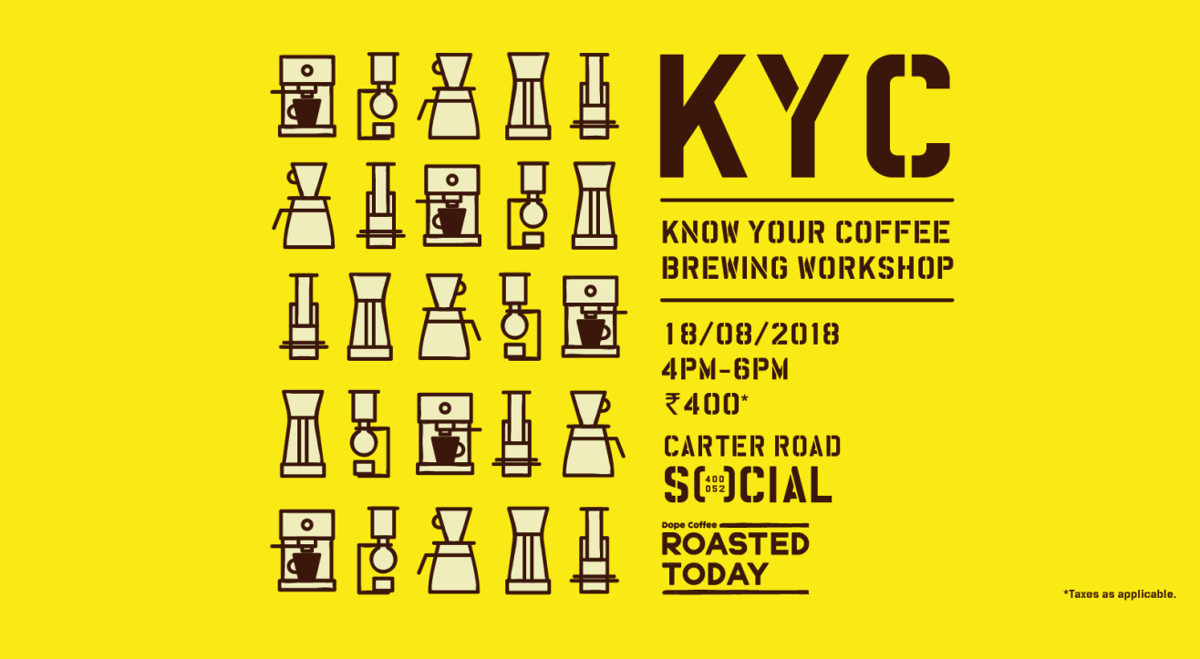 Roasted Today x Social: Know Your Coffee Workshop