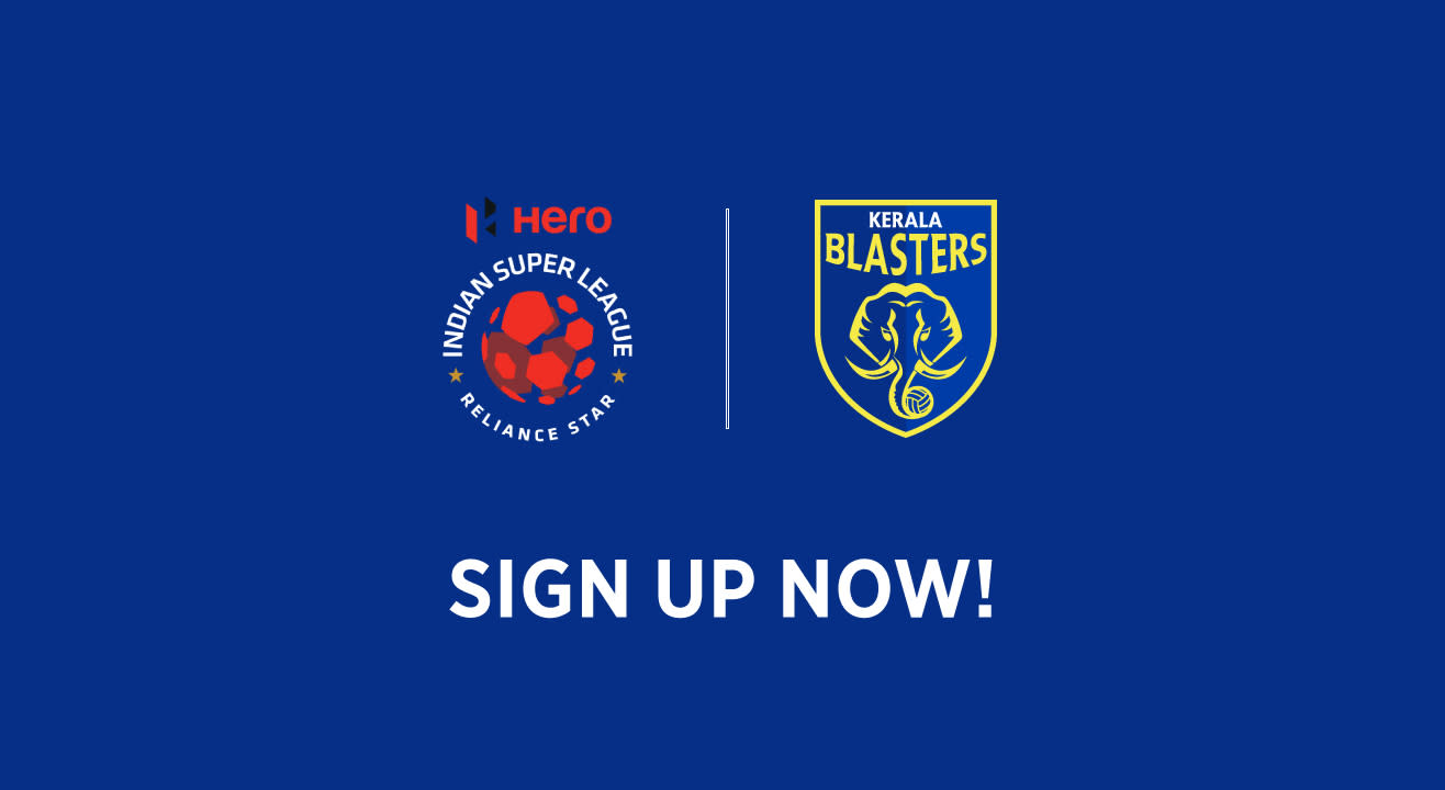 Sign up for future match updates: Kerala Blasters FC in ISL 2018-19