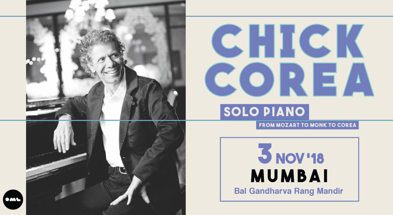 Chick Corea: Solo Piano From Mozart to Monk to Corea, Mumbai