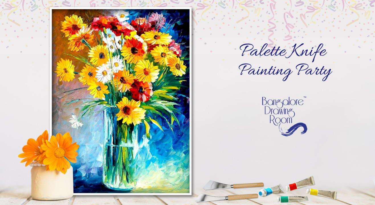 Palette Knife Painting Party by Bangalore Drawing Room