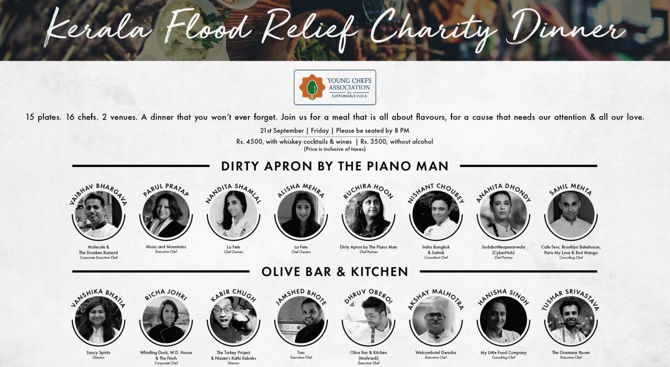 The Kerala Flood Relief Charity Dinner