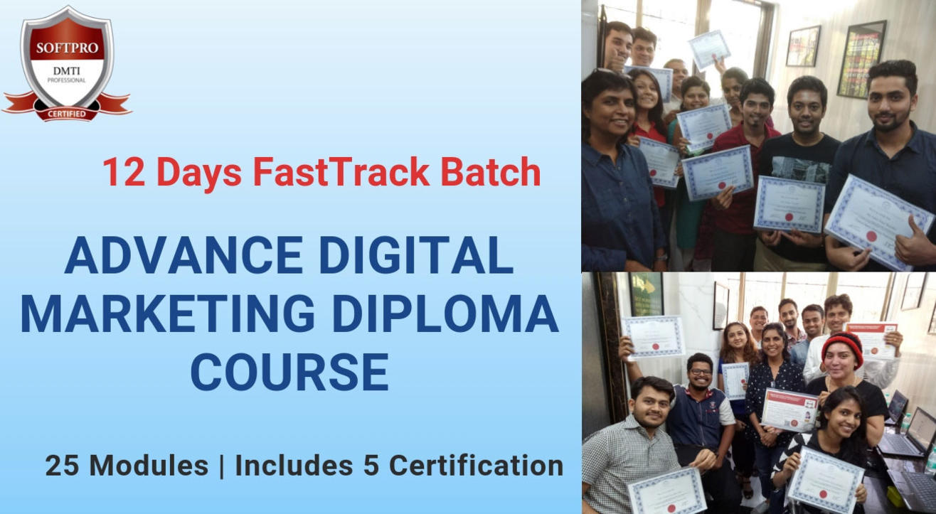 12 Days Fast Track Digital Marketing Course | Full Time Batch