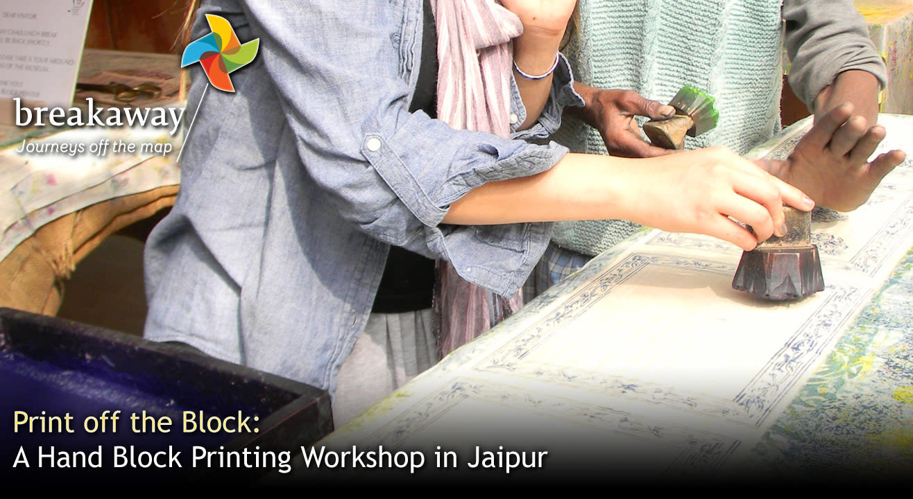 Print off the Block: A Hand Block Printing Workshop in Jaipur