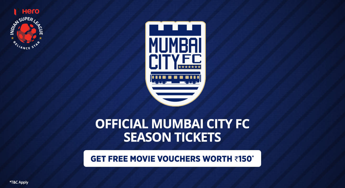 Hero Indian Super League 2018 - 19 Season Tickets: Mumbai City FC Home Matches