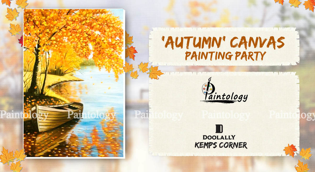 'Autumn' - Canvas Painting Party at Kemps Corner by Paintology