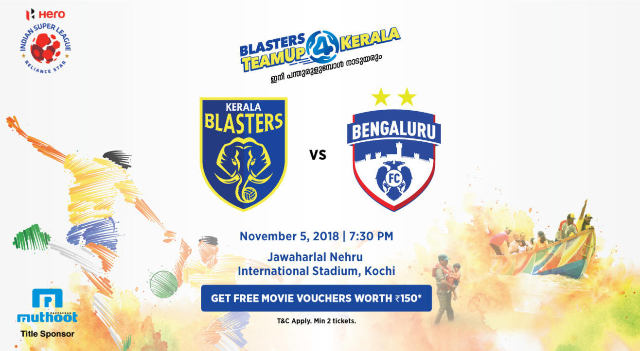 HERO Indian Super League 2018-19: Kerala Blasters FC vs Bengaluru FC