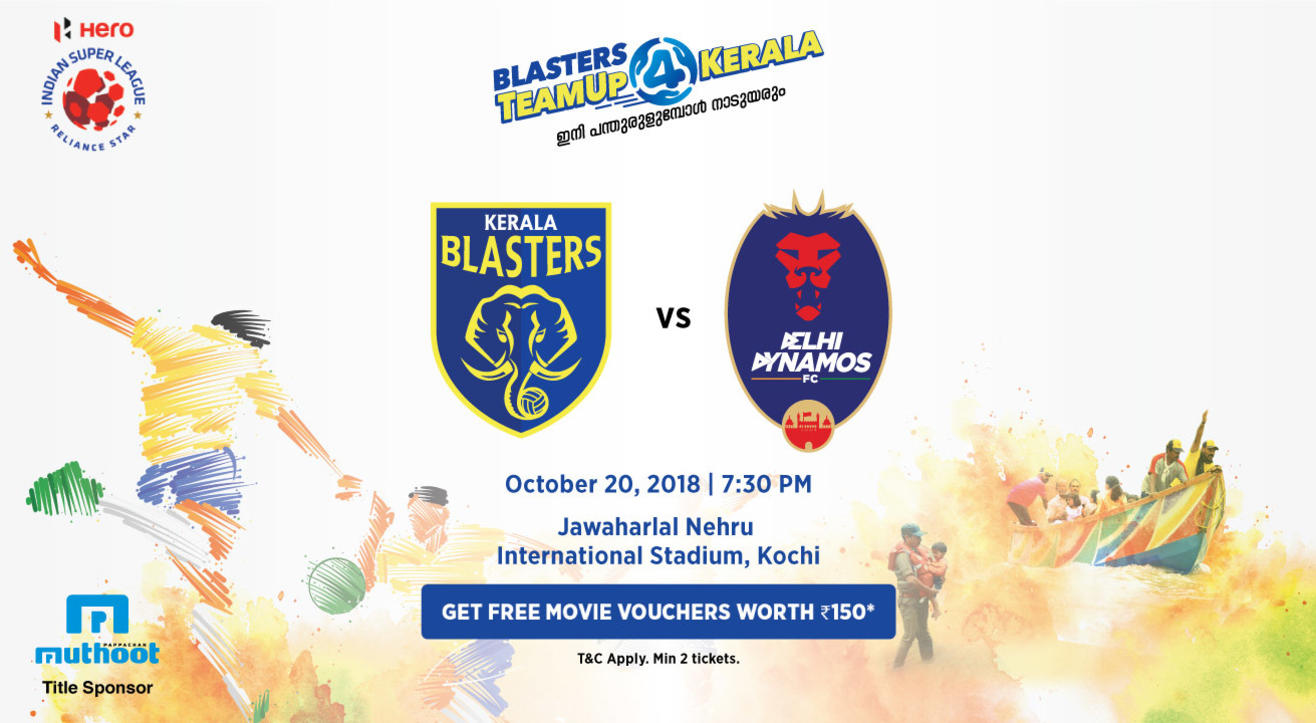 HERO Indian Super League 2018-19: Kerala Blasters FC vs Delhi Dynamos FC