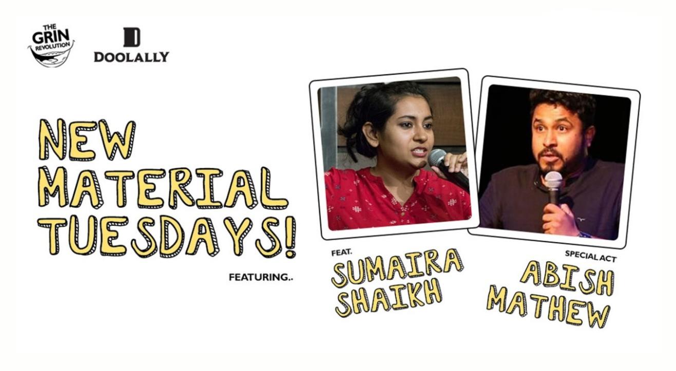 Grin Revolution: New Material Tuesdays with Raunaq and Abish Matthew