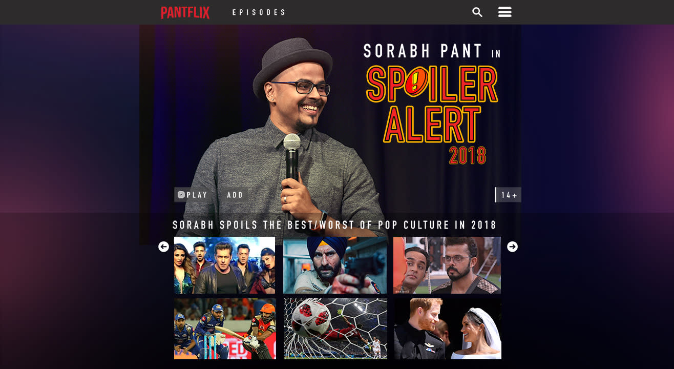 Spoiler Alert 2018 by Sorabh Pant