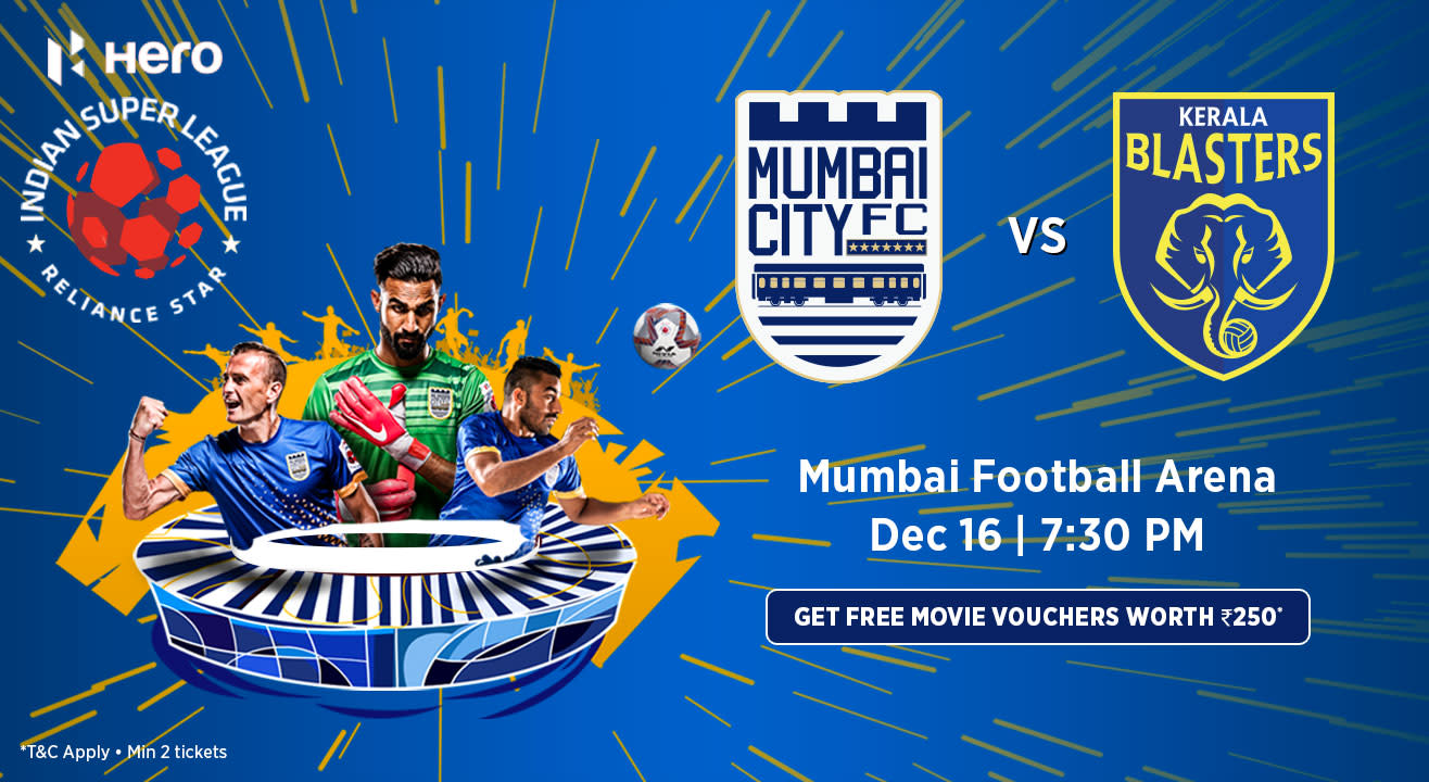 Hero Indian Super League 2018-19: Mumbai City FC vs Kerala Blasters FC