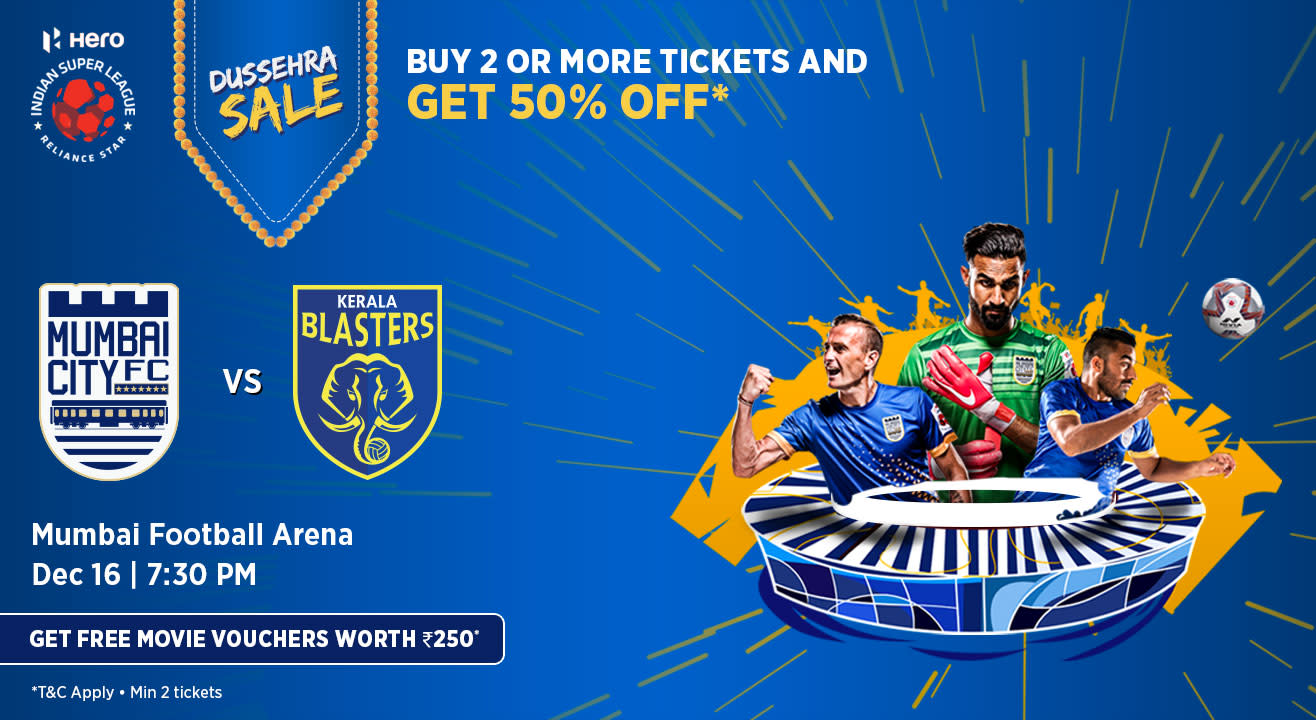Hero Indian Super League 2018-19: Mumbai City FC vs Kerala Blasters FC
