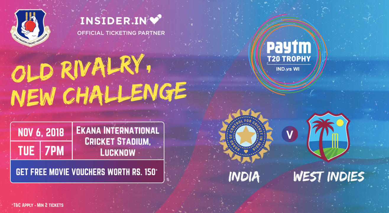 Paytm T20 Series: 2nd T20I India v West Indies, Lucknow